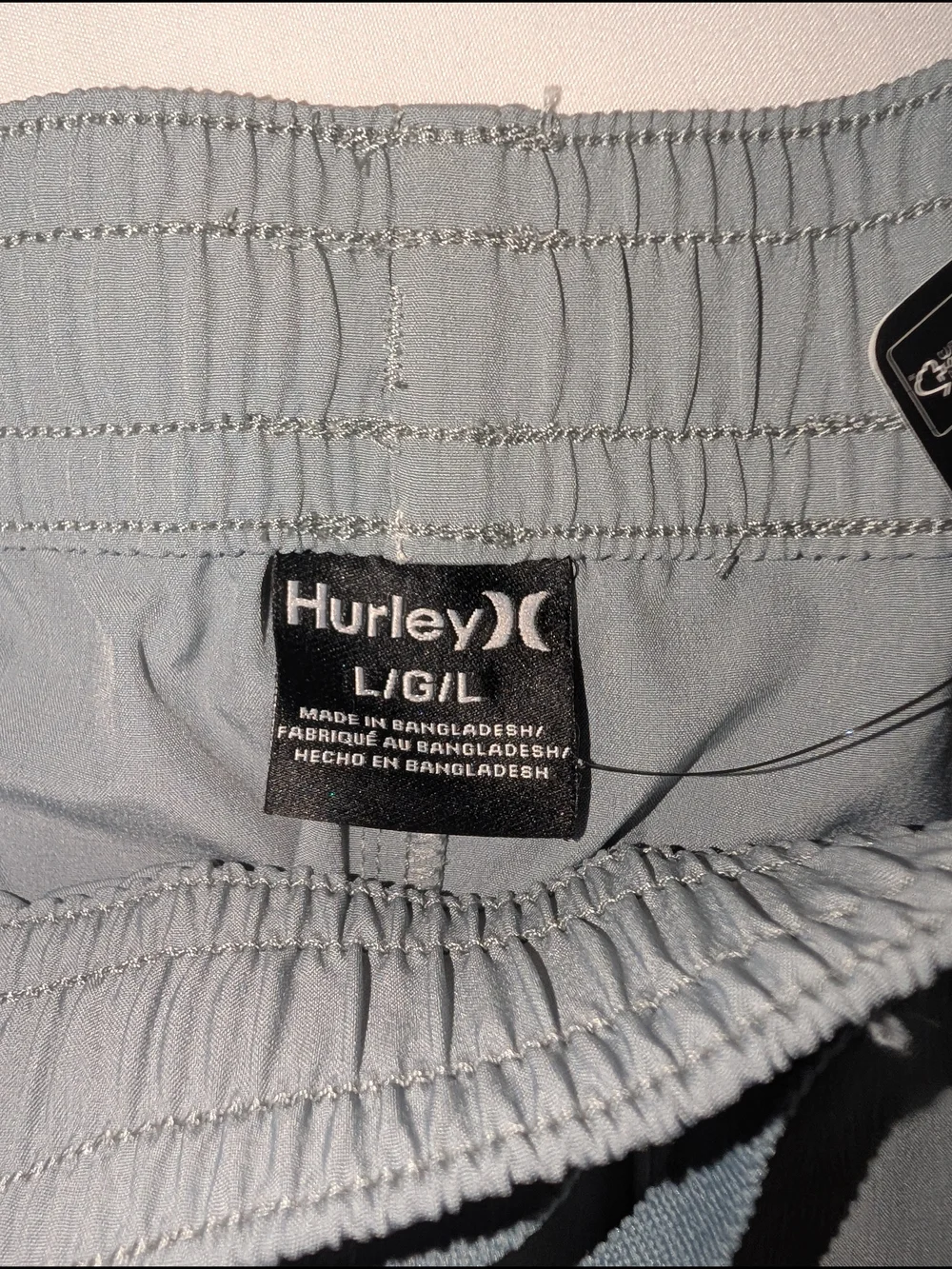 Hurley Men's Gray Performance Drawstring Shorts